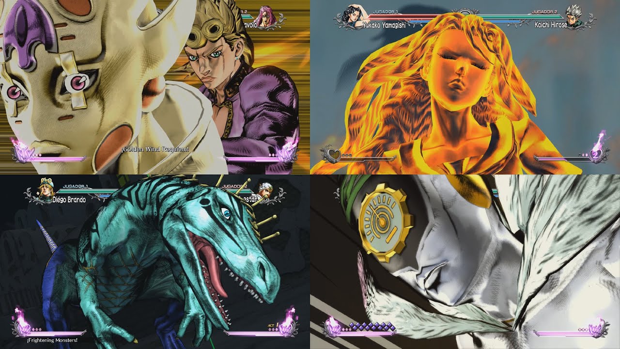 Все превращения - Jojo's Bizarre Adventure All star Battle R