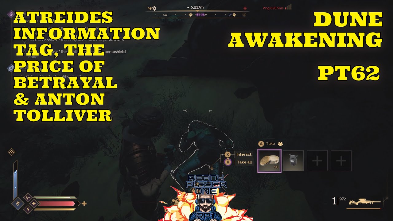 Dune -Awakening-Pt62-Atreides Information Tag, The Price Of Betrayal & Anton Tolliver#readyplayerone