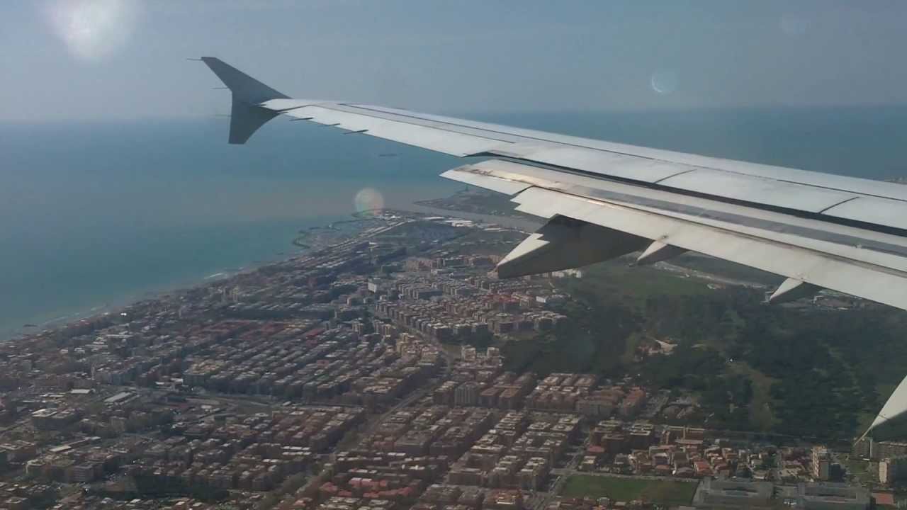 Aterrizando en Roma - Alitalia A321 I-BIXR