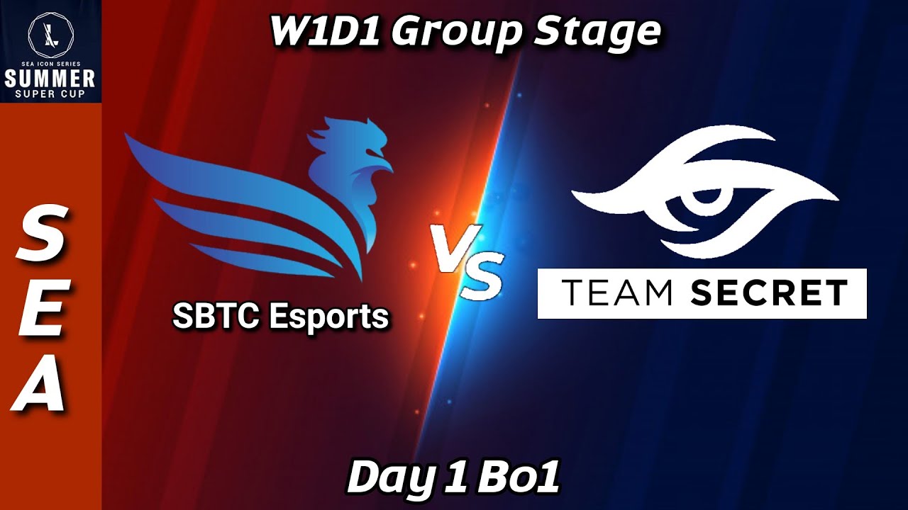 Team Secret vs SBTC Esports - Week 1 Day 1 SEA ICON SERIES Summer SUPER CUP -