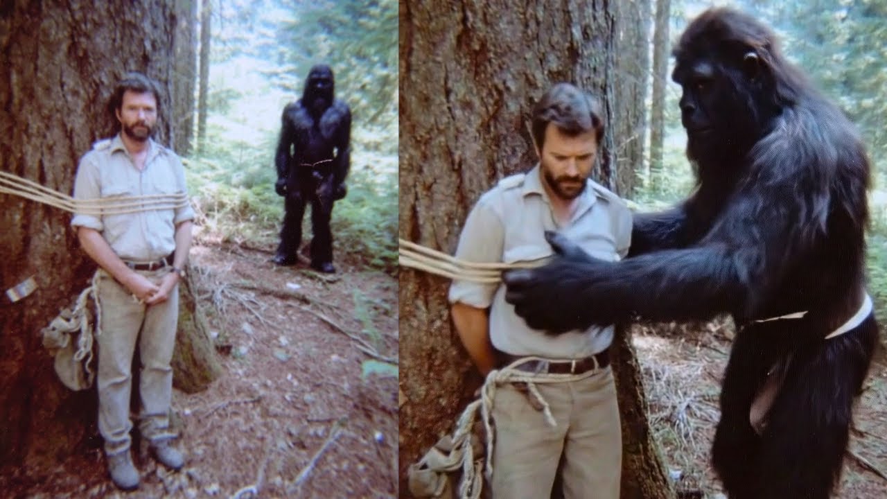 Bigfoot Found a Ranger Tied to a Tree, What Happened Next Will Shock You – Sasquatch Story
