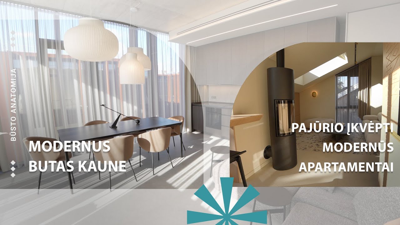 121. Modernus Kauno butas ir pajūrio atmosfera apartamentuose – du įkvepiantys projekta