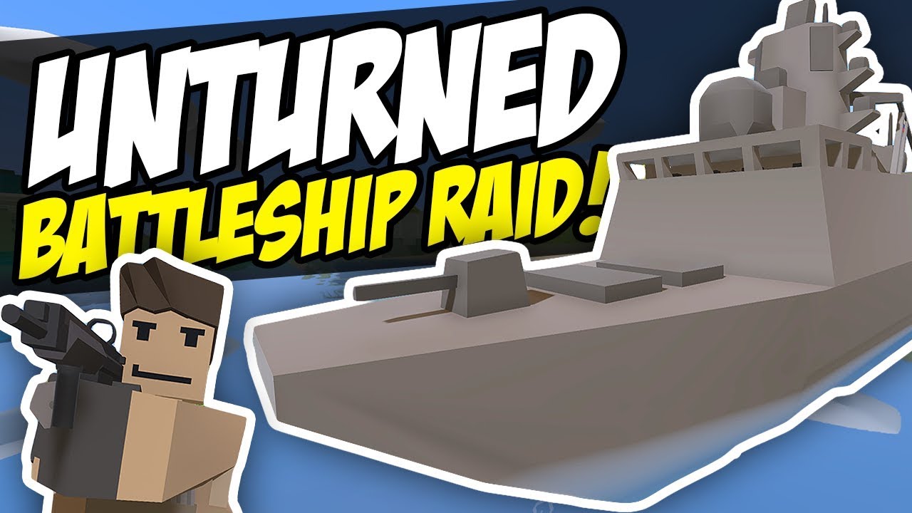 BATTLESHIP RAID - Unturned Base Raid | Launch The Missiles!