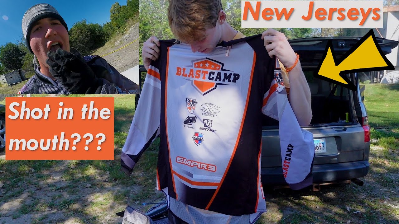 JFrey Vlogs || New Jerseys!!! + Semi Pro Paintball Practice at Blastcamp
