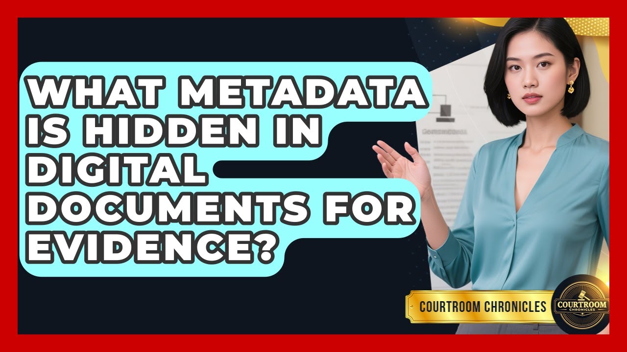 What Metadata Is Hidden In Digital Documents For Evidence? - Courtroom Chronicles