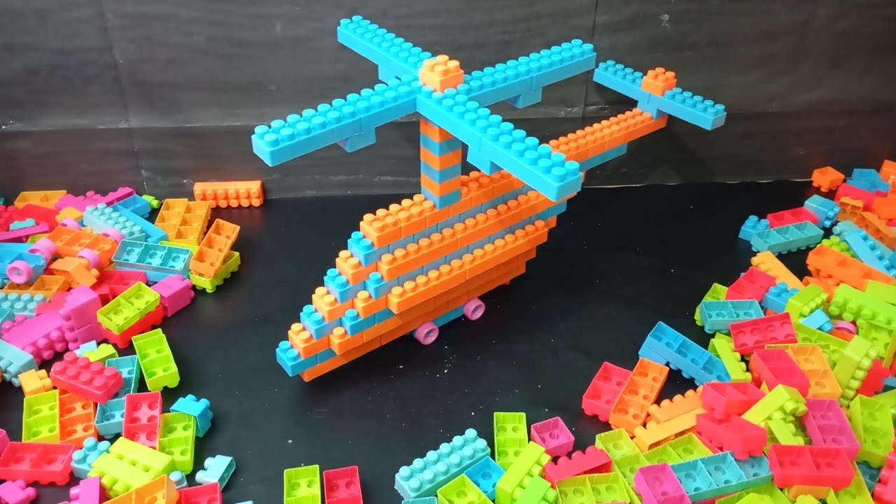 Satisfying DIY Helicopter Build | ASMR Building Blocks #buildingblocks