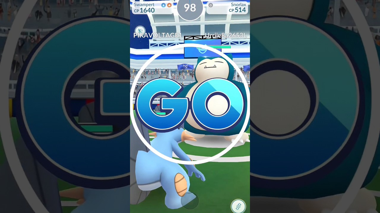 Pokemon GO gym battle | Pokemon GO Gameplay #pokemongo #shorts #viral