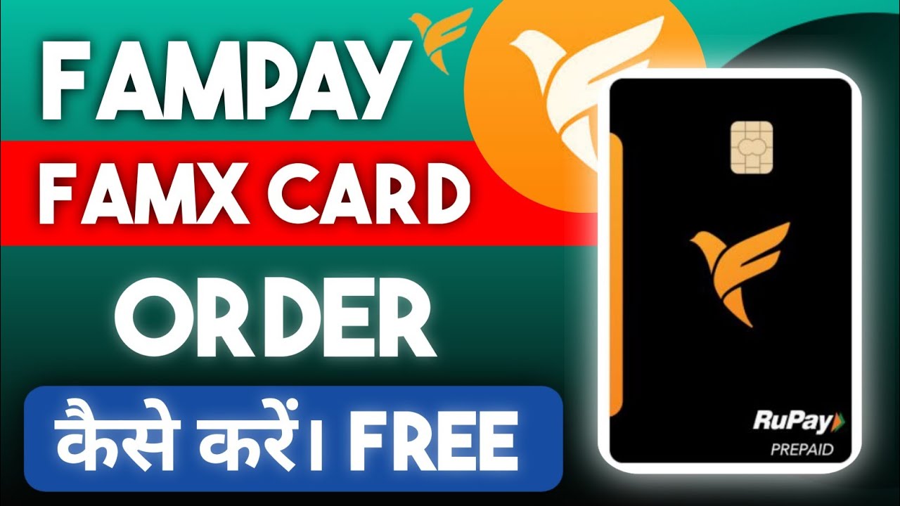 Fampay Card Order kaise karen | How to Order FAMX Card | FamPay Card Order कैसे करें ?