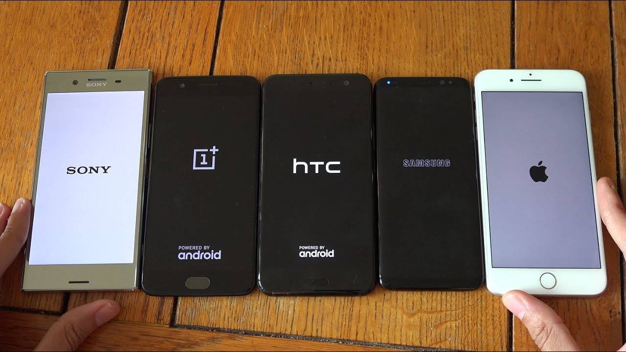 HTC U11 против Galaxy S8 против XZ Premium против OnePlus 5 против iPhone 7 Plus — тест скорости!