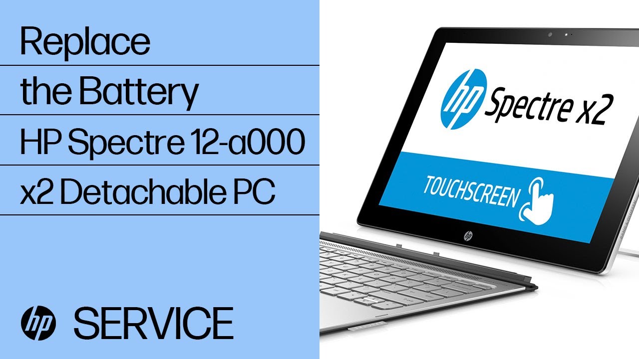 Replace the Battery | HP Spectre 12-a000 x2 Detachable PC | HP