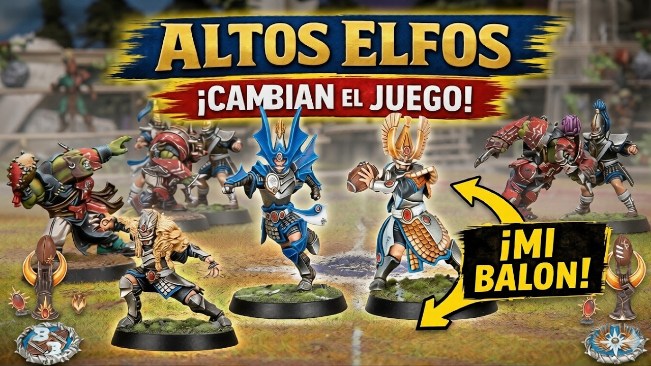 ✨Los ALTOS ELFOS vuelven a Blood Bowl✨&hellip; &iexcl;y cambian su estilo de juego! 🏈 #bloodbowl #altoselfos