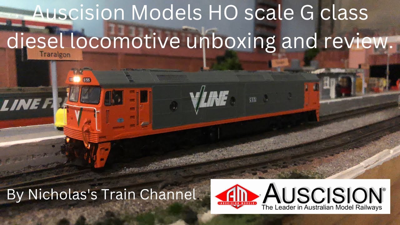63. Model overview - Brand New Auscision Models HO scale G class diesel loco unboxing and review.