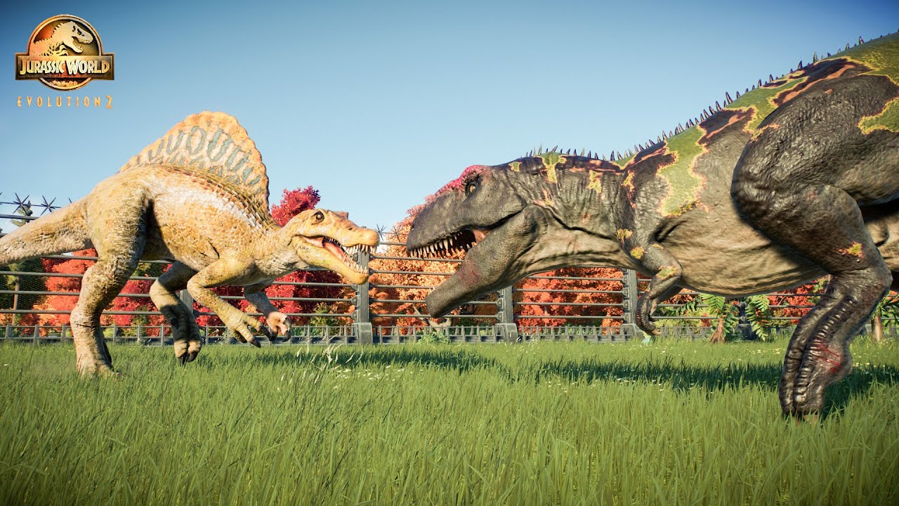 When Big Dinosaurs Fight - Jurassic World Evolution 2