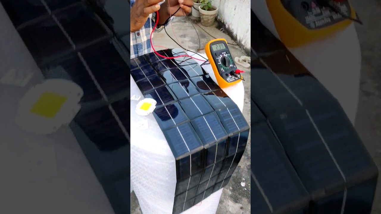 छोटे पैनल से 220v का light जला दिया | गजब 😎