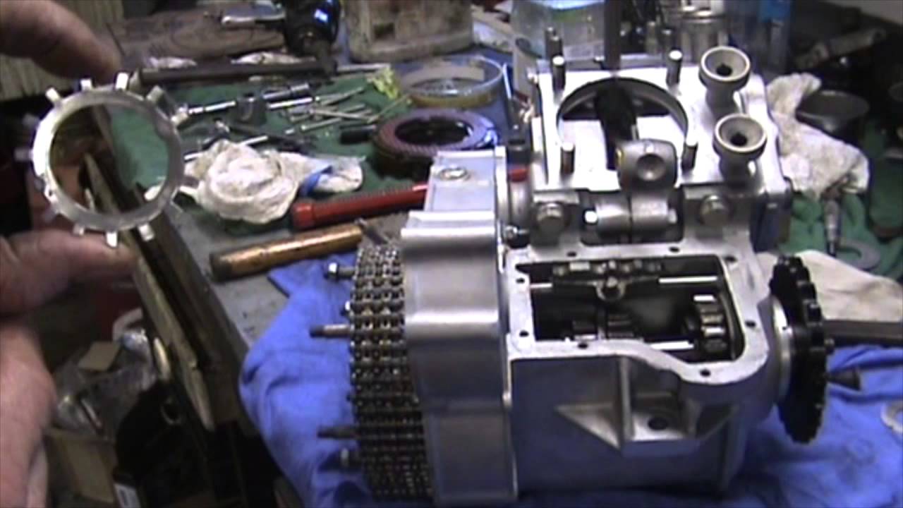 p 2/4 1947 Indian Chief Motorcycle Engine and Transmission Subassembly