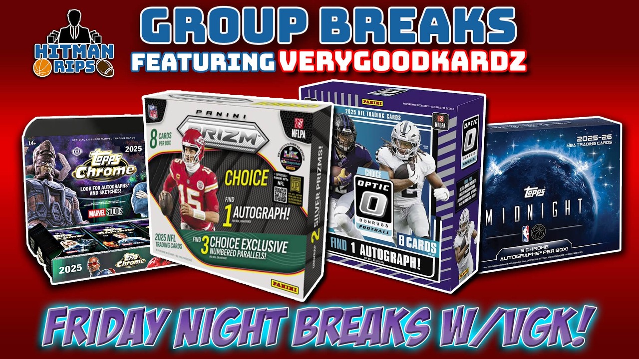 PRIZM CHOICE FOOTBALL IS HOT! LET'S HIT SOME NEBULA 1/1'S! Friday Night Breaks w/VGK!