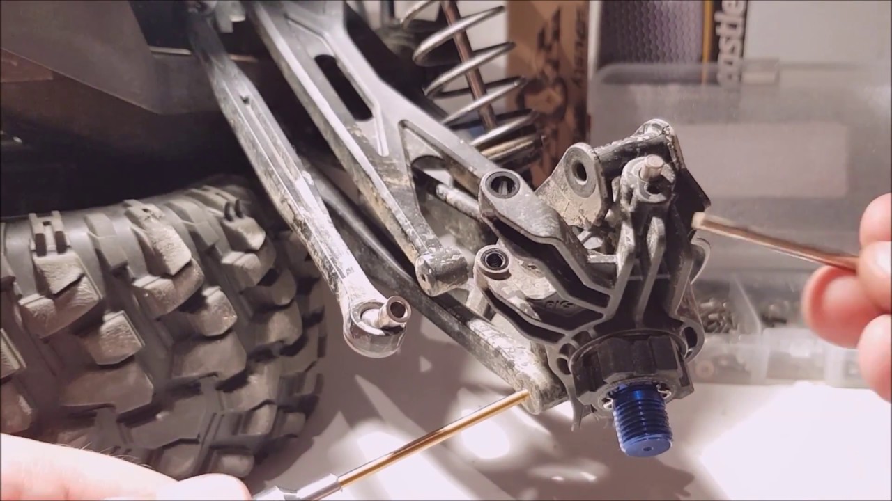 Traxxas X maxx Lager wechseln + Edelstahschrauben einbauen deutsch / german HD