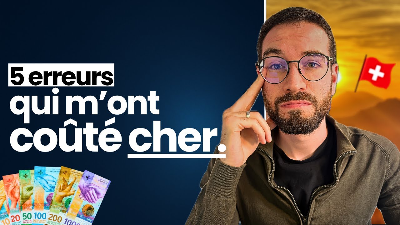 Mes 5 pires erreurs en bourse (et comment les éviter)