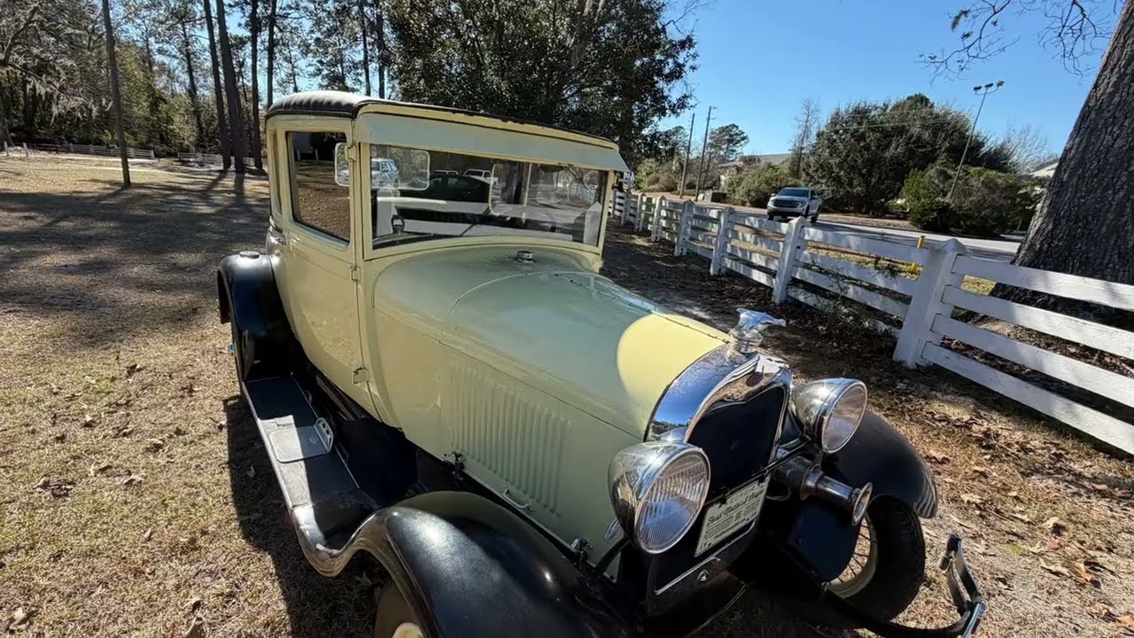 Ford Model A Cars and Ford Model A Pickup Truck in Richmond Hill, Georgia