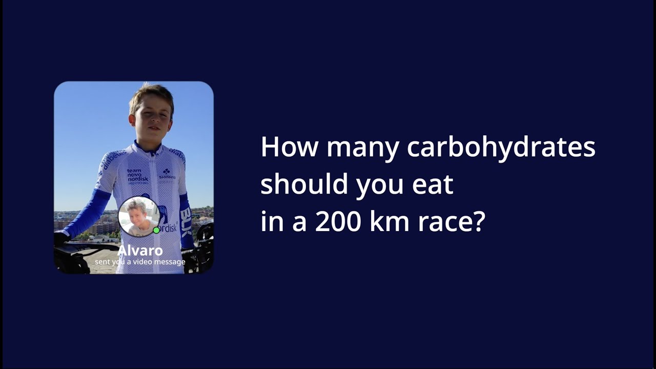 Young TNN fan Alvaro asks Stephen Clancy how many carbs to eat
