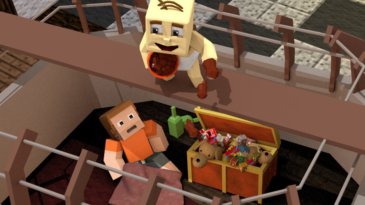 Minecraft | Who's Your Daddy Family? BABY TAKES OVER HOUSE! (Psycho Dad Trap)