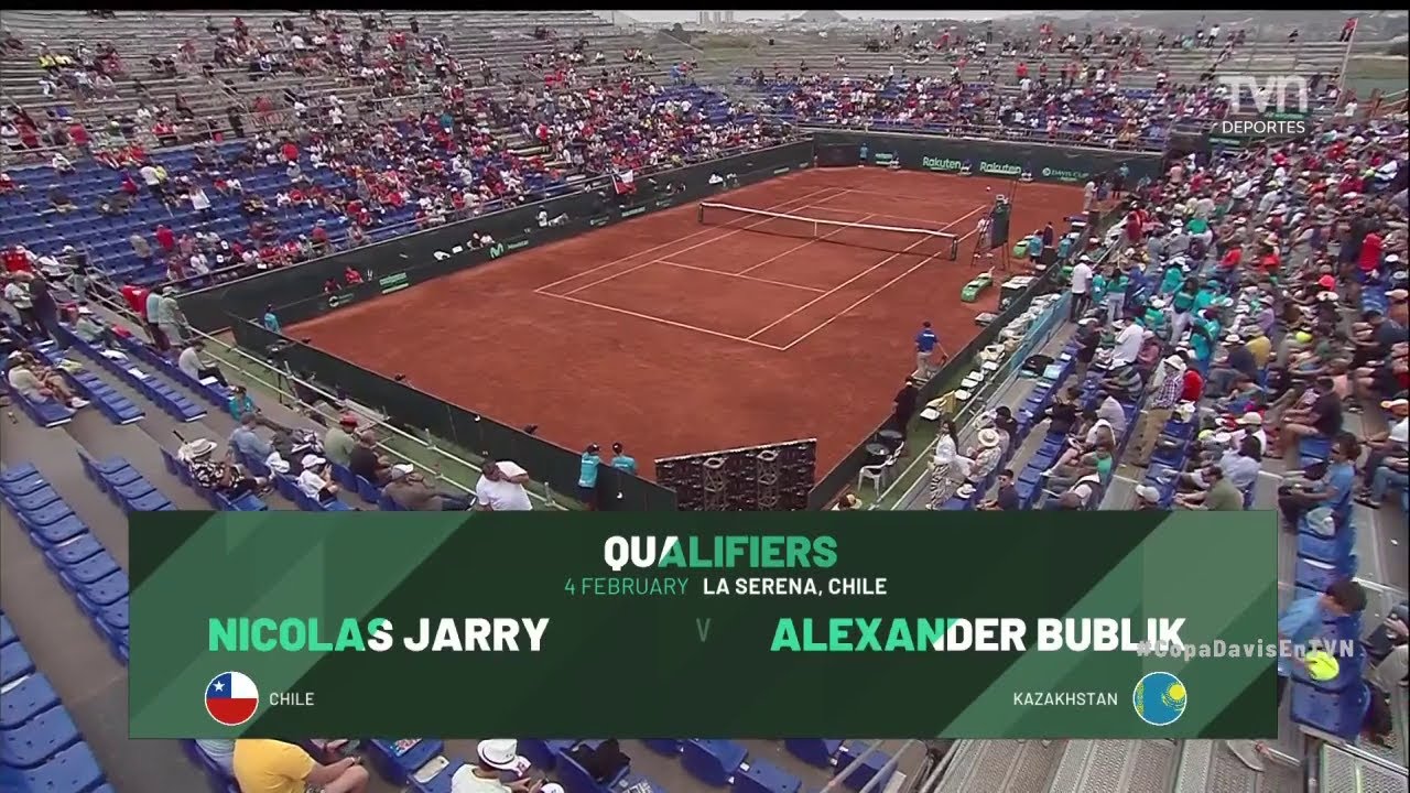 Copa Davis 2023: Nicolás Jarry (Chile) vs Alexander Bublik (Kazajistán)  - Partido completo