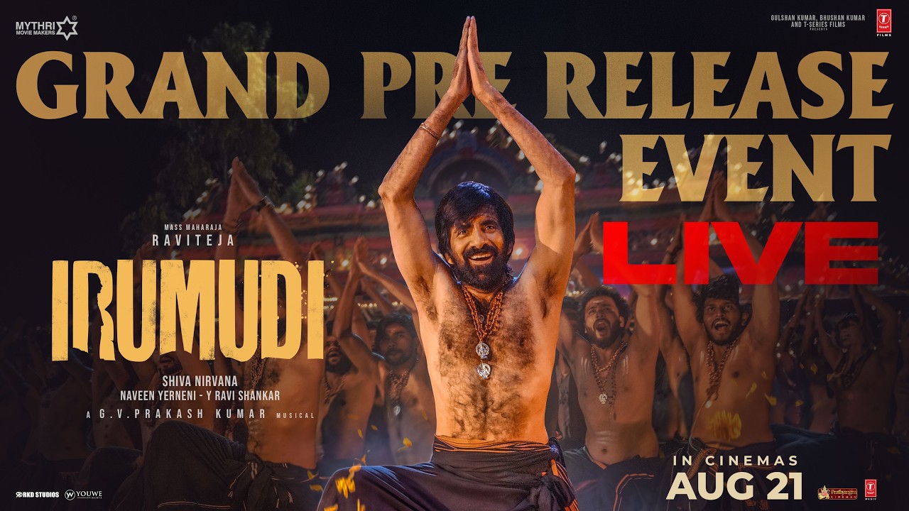 #Irumudi Grand Pre-Release Event And #MallepoolaPallaki Song Launch LIVE | Ravi Teja | Priya Bhavani