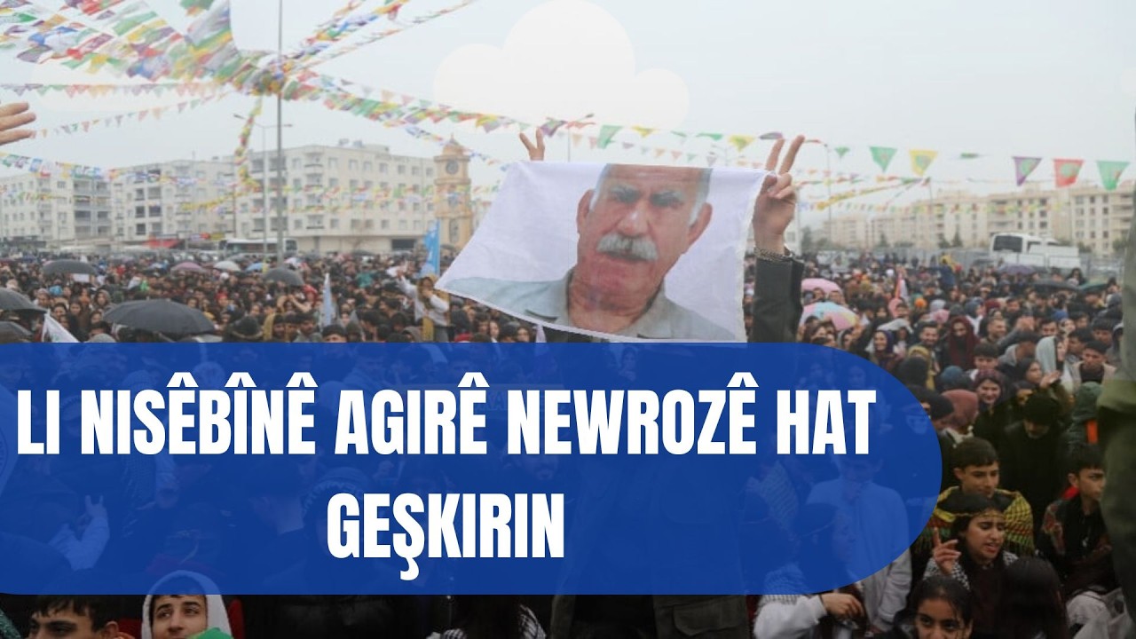Li Nisêbînê agirê Newrozê hat geşkirin.