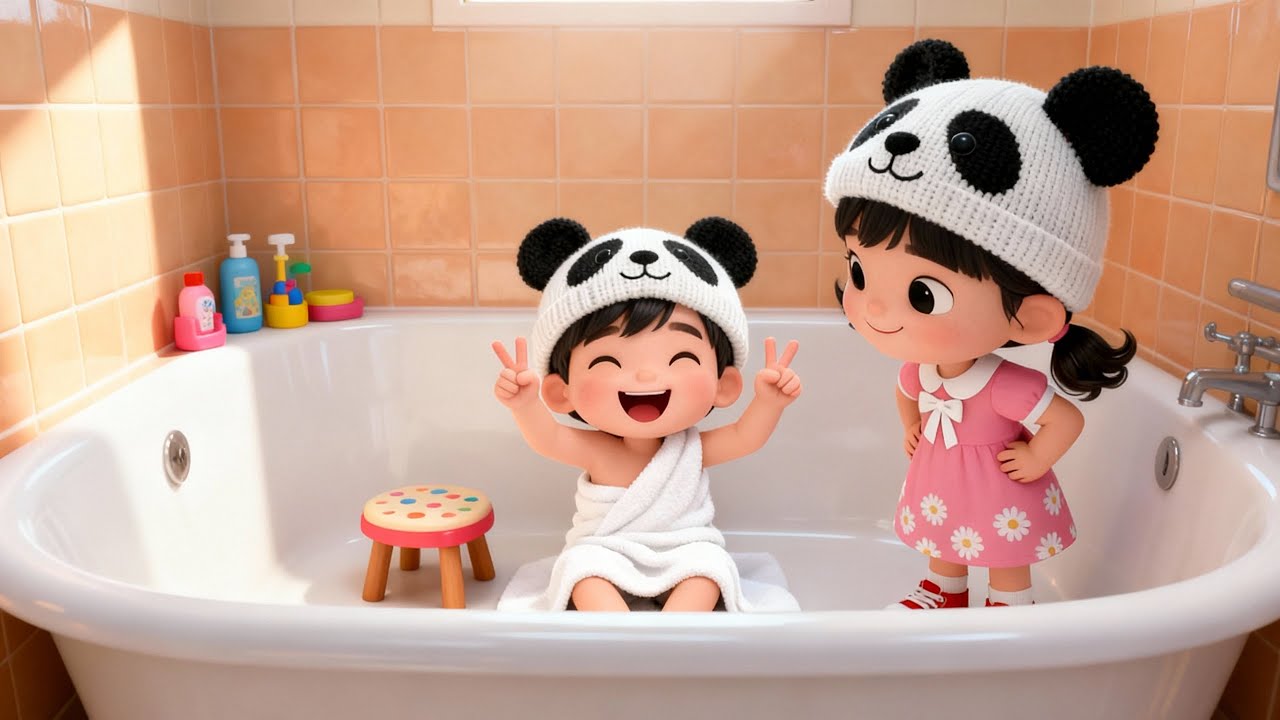 儿歌《洗澡歌》+|《洗手歌》 兒歌 | Kids Song | 童謠 | 卡通片 | cutebaby | 萌宝学堂