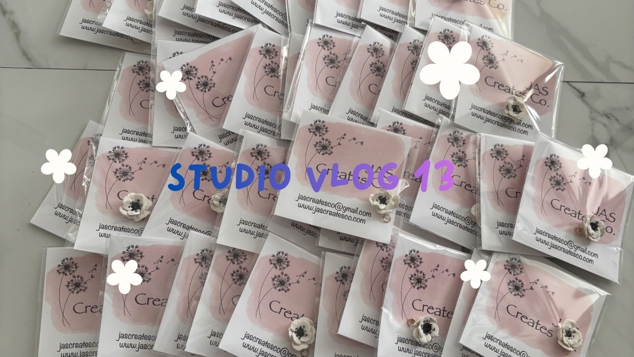 Studio Vlog 13  Making 50 Pendants for an author
