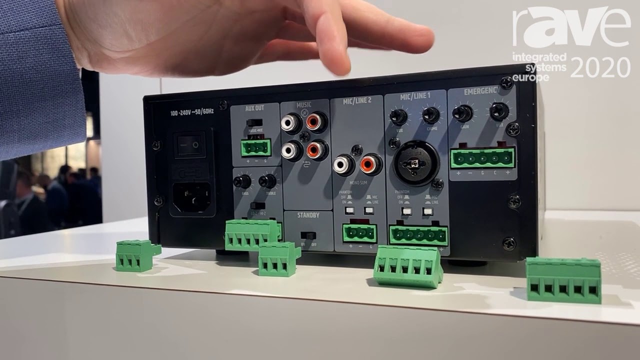 ISE 2020: Adam Hall Group Goes Over Its IMA 30 Audio Mixer and Amplifier