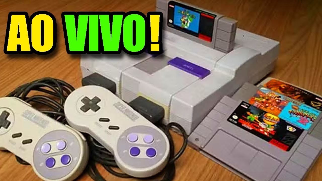 SUPER NINTENDO 🔴 Super Maratona de JOGOS CLÁSSICOS ao vivo