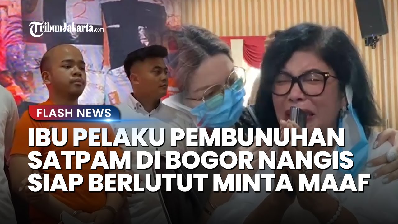 Tangis Penyesalan Ibu Abraham seusai Anaknya Bunuh Satpam di Bogor: Saya akan Berlutut Minta Maaf