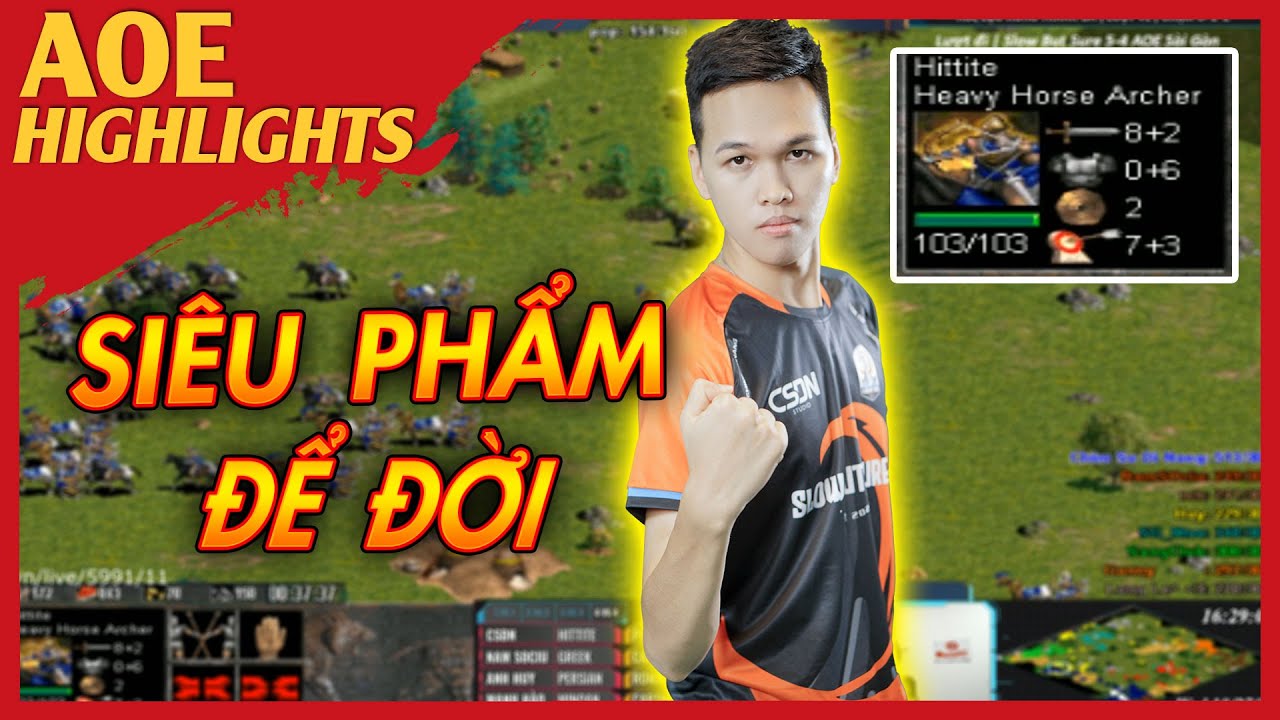 HORSE THẦN HIT - VUA của CÁC LOẠI QUÂN trong tay Chim Sẻ Đi Nắng | AoE Highlights