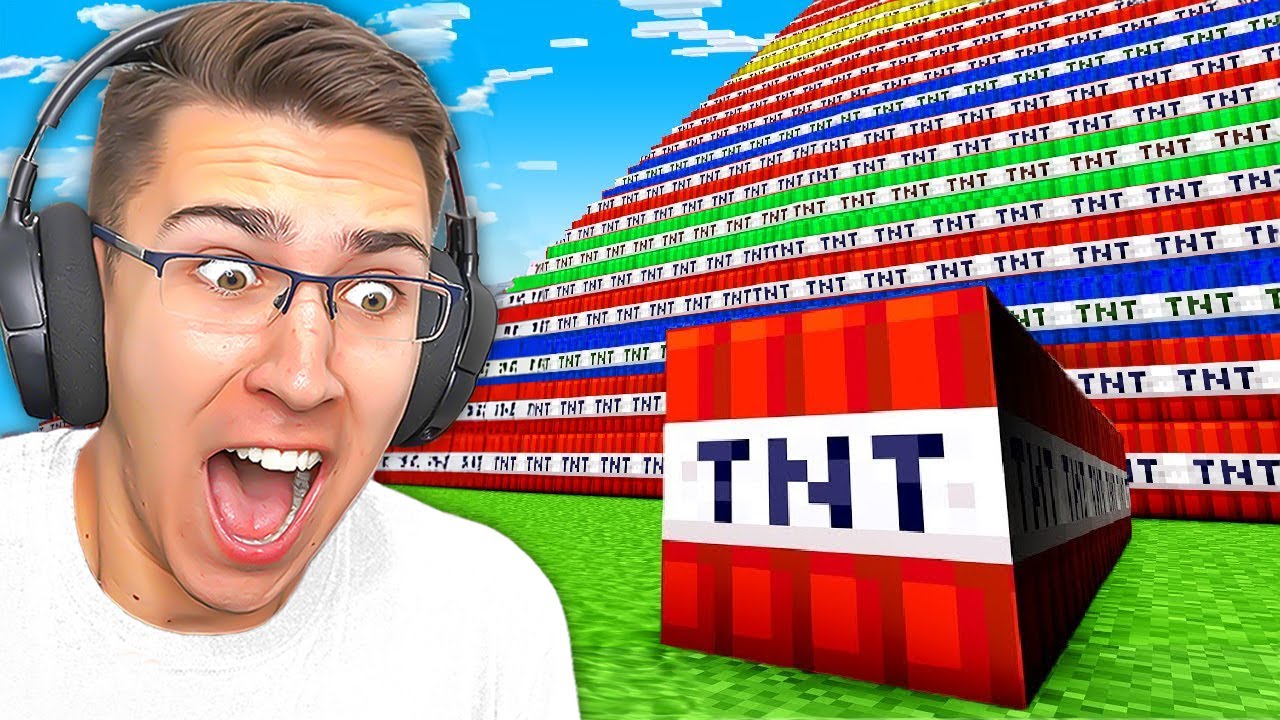 ZAPALIO SAM 100,000 TNT U MINECRAFTU!!