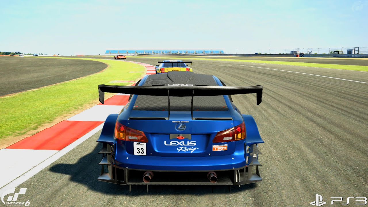 Gran Turismo 6 | Lexus IS350 GT300 Base Model '08 - Silverstone GP Circuit [4KPS3]
