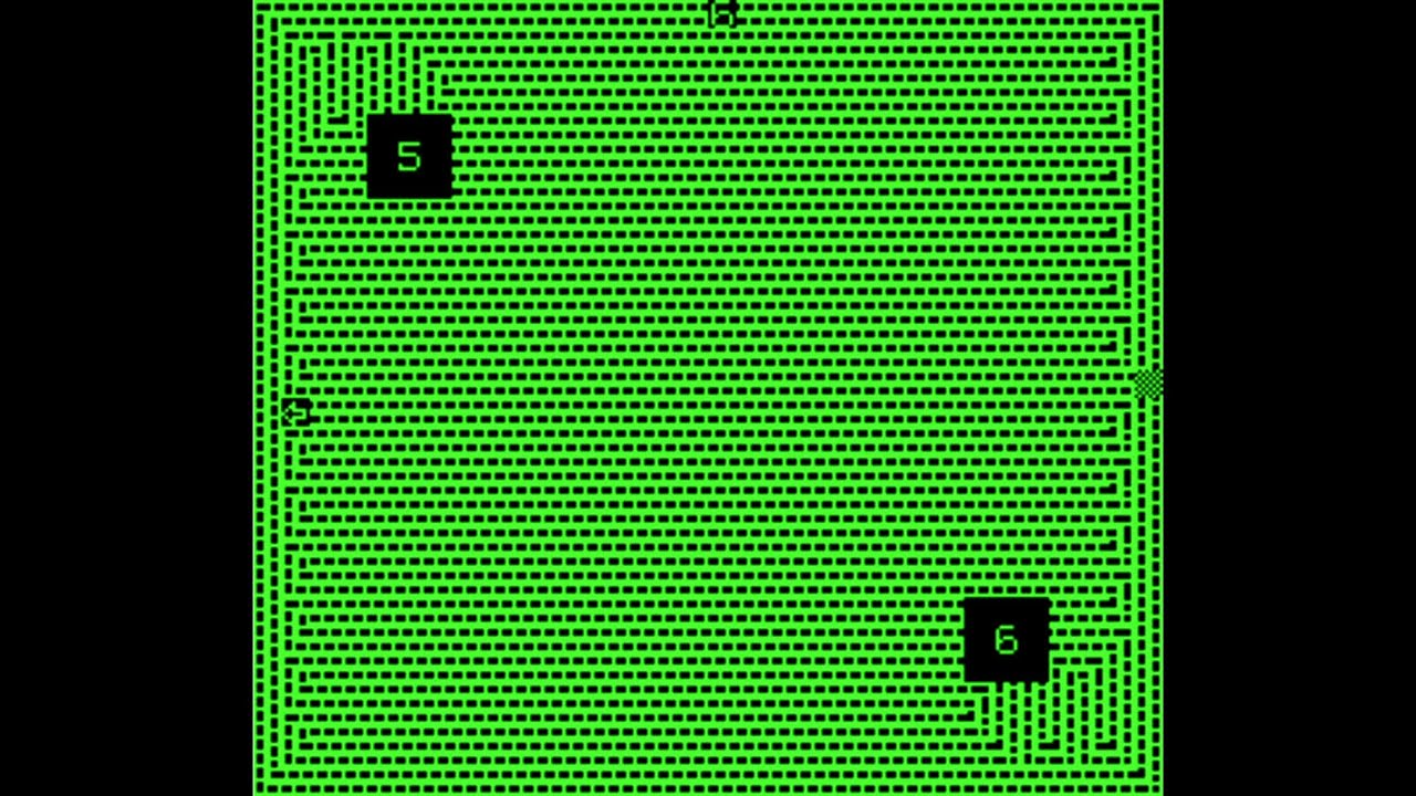 [Blockade(AC)(US)(Gremlin Industries,1976)]Longest gameplay (2nd of 2 ways)
