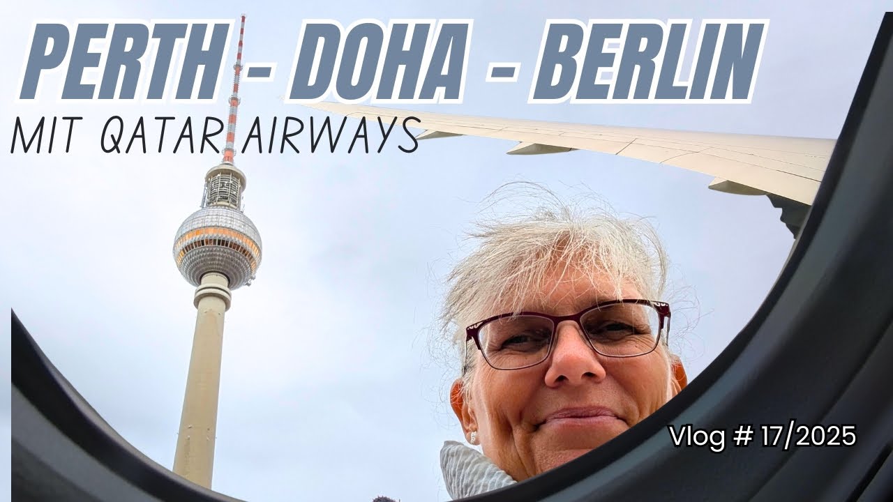 Ist Qatar Airways zu empfehlen? Perth - Doha - Berlin im August 2025 | DE/AU Vlog 17