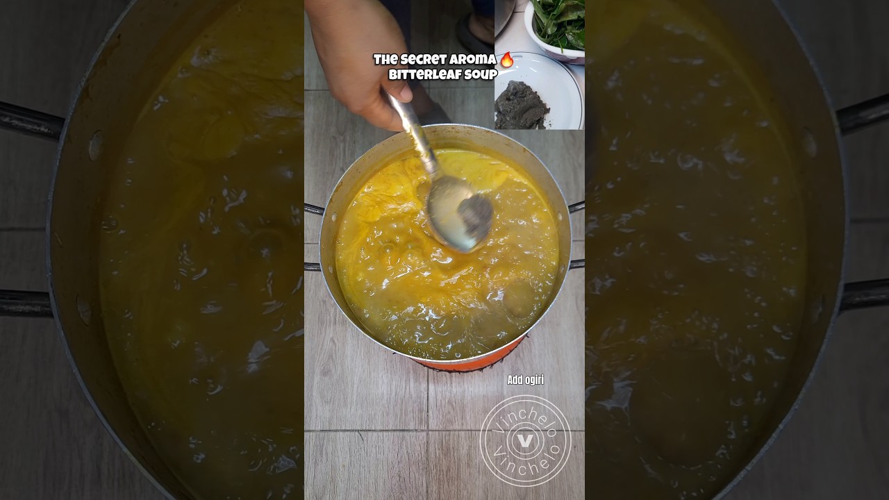 Ogiri added and mashed in 🔥Traditional flavour unlocked. 