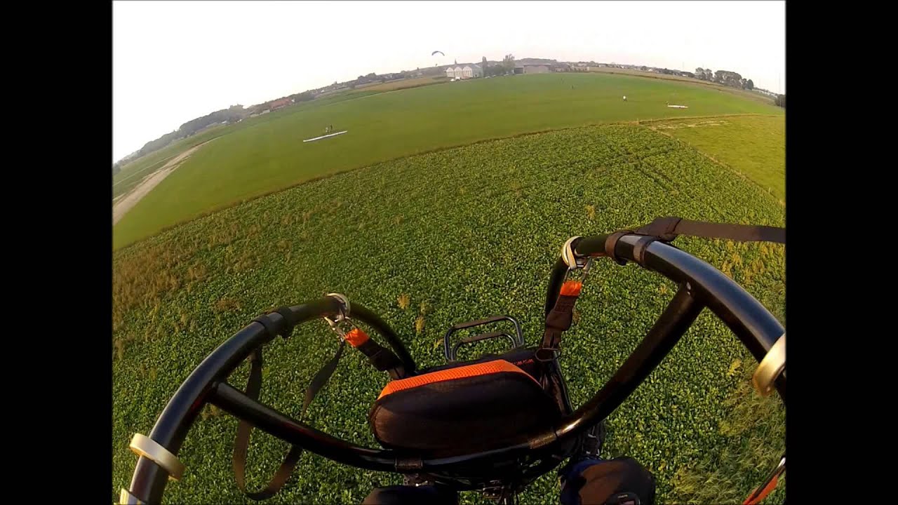 Eerste vluchten met de flanders trike