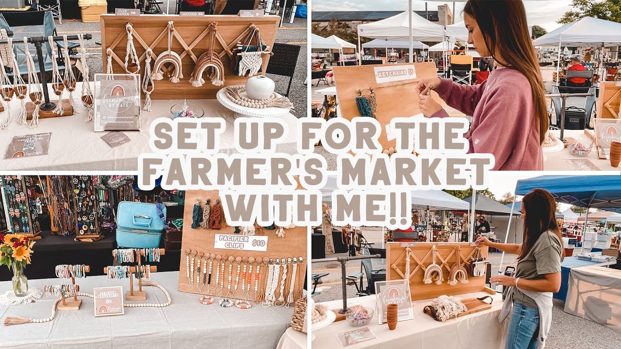 SET UP FOR THE FARMER'S MARKET WITH ME | DITL PREPPING FOR THE MARKET & BRYNN GETS STITCHES