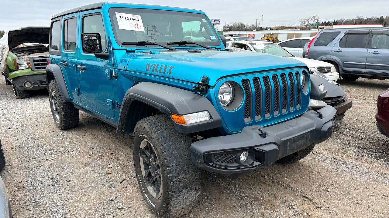 IAA Walk Around 3-16-23 + Salvage Jeep Wrangler with NO DAMAGE?