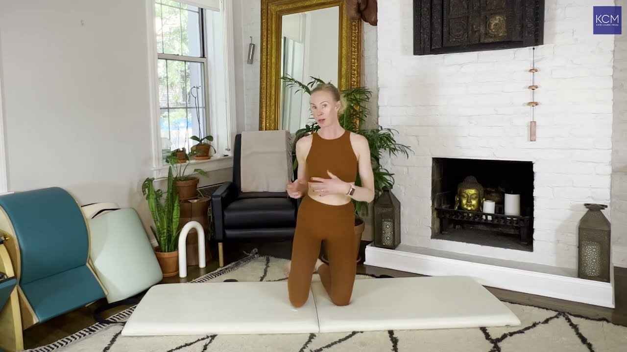 Katie Couric's Pilates instructor Ashley Patten shares an energy boosting stretch routine