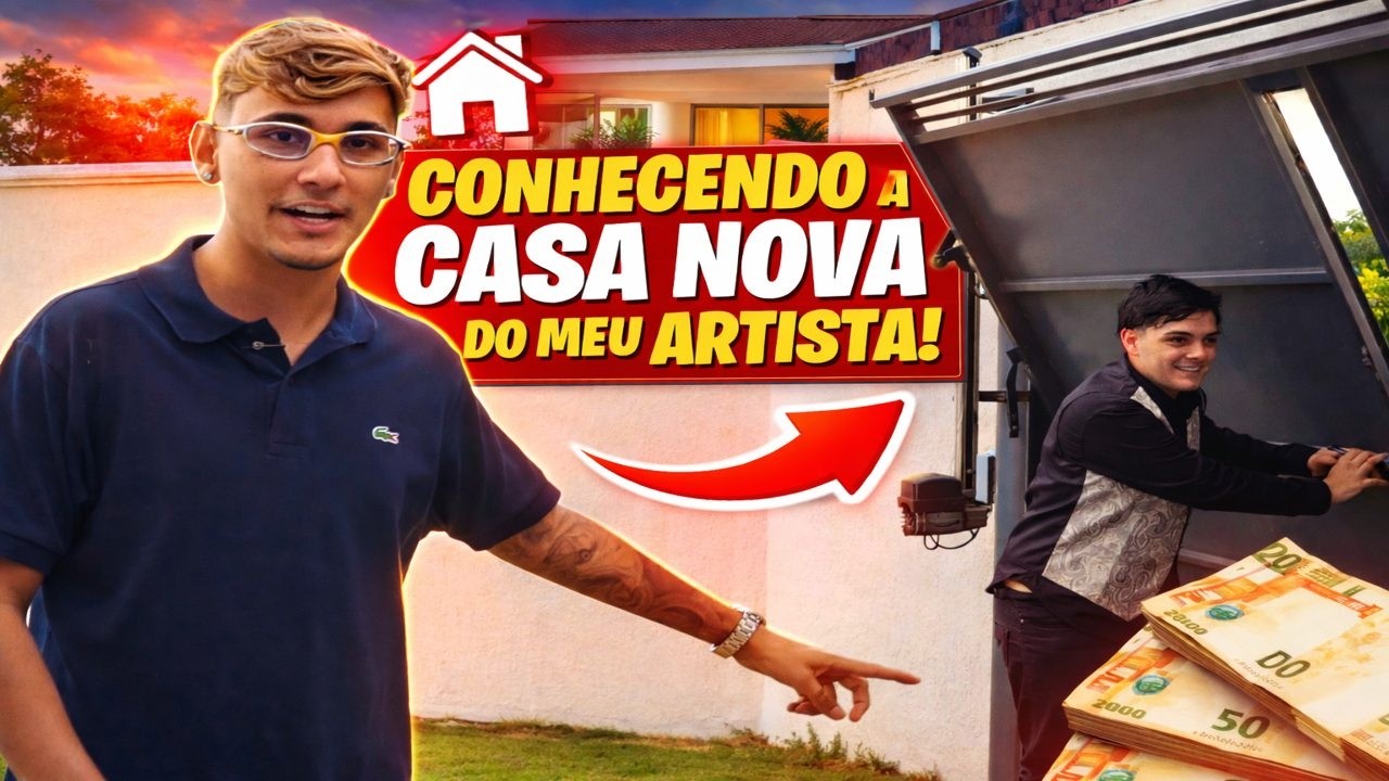 CONHECENDO A CASA NOVA DO MEU ARTISTA