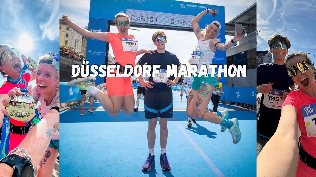 Düsseldorf Marathon 2025 - und Moritz erster Marathon