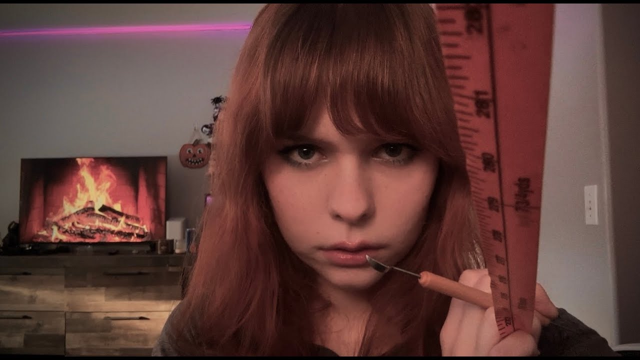 ASMR Odd Stalker Studies Your Face (Measuring, Face Touching, Note Taking)