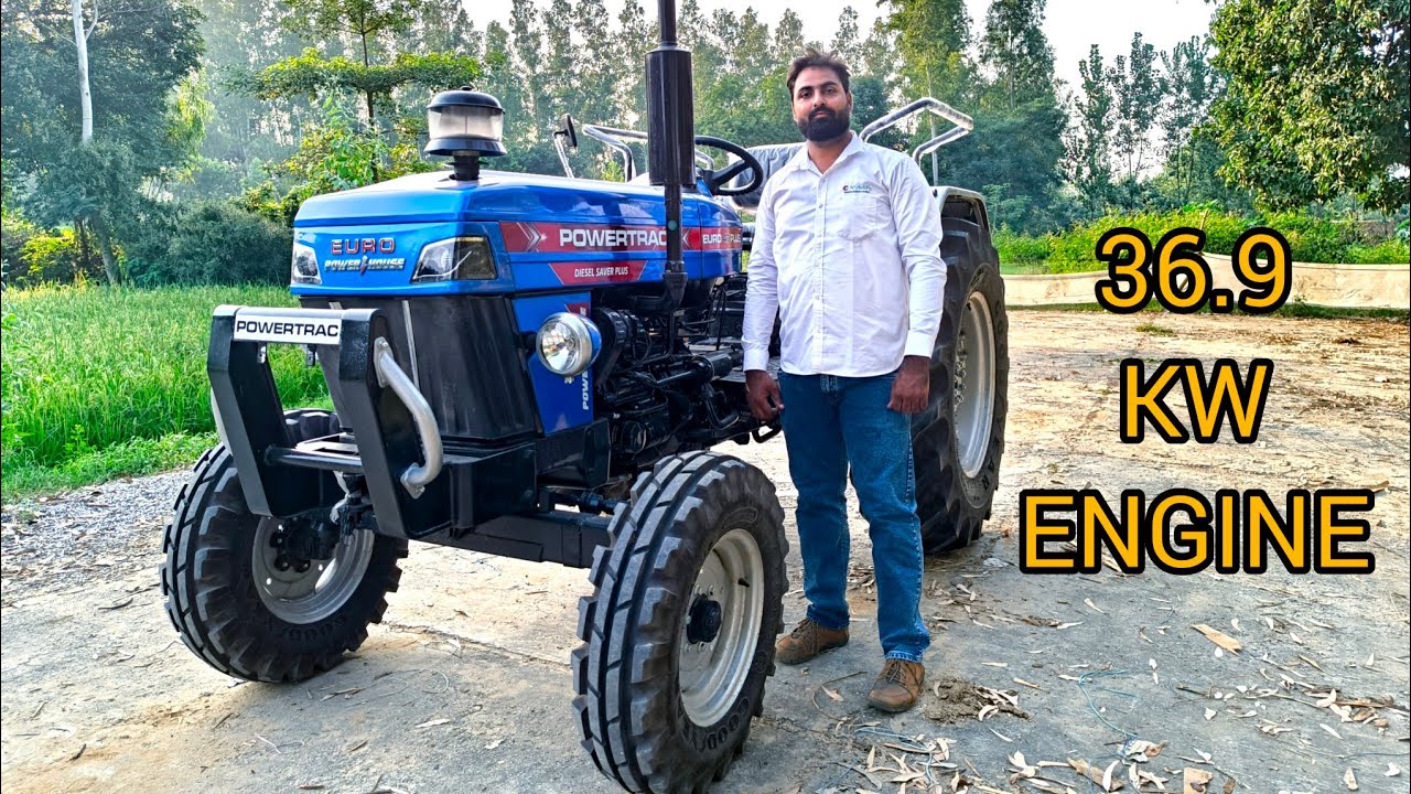 2024 MODEL Powertrac EURO 47 plus power house Diesel sevar plus full review with specifications.