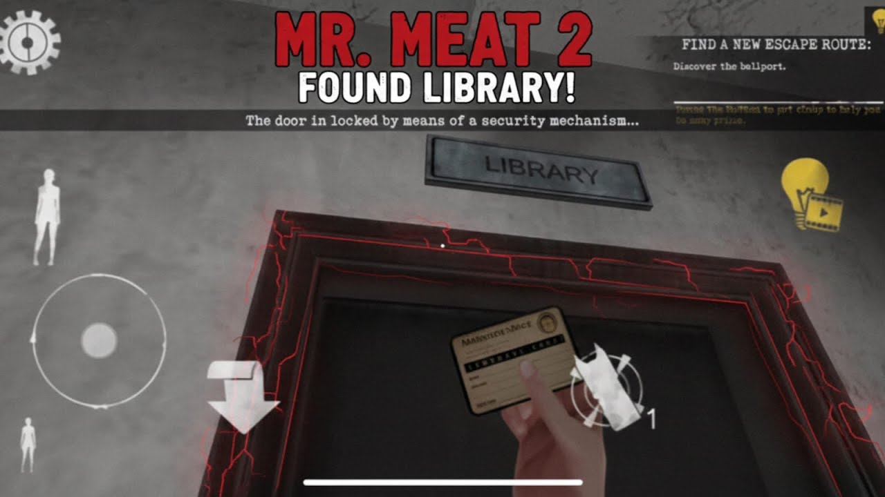Mr Meat 2 Gameplay | Found the Library 😱 | Horror Game Walkthrough