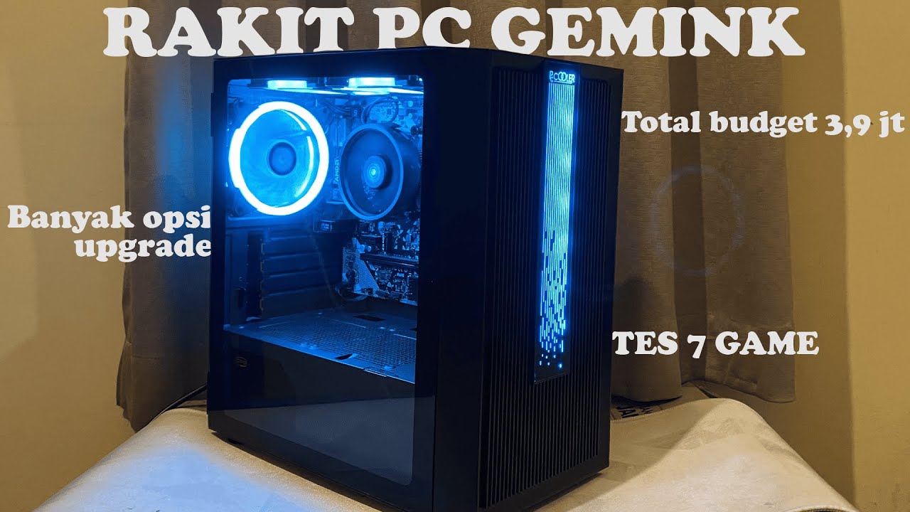 Rakit PC gaming 4 juta || Komponen baru semua || bisa main game kekinian  #rakitpcgaming #rakitpc