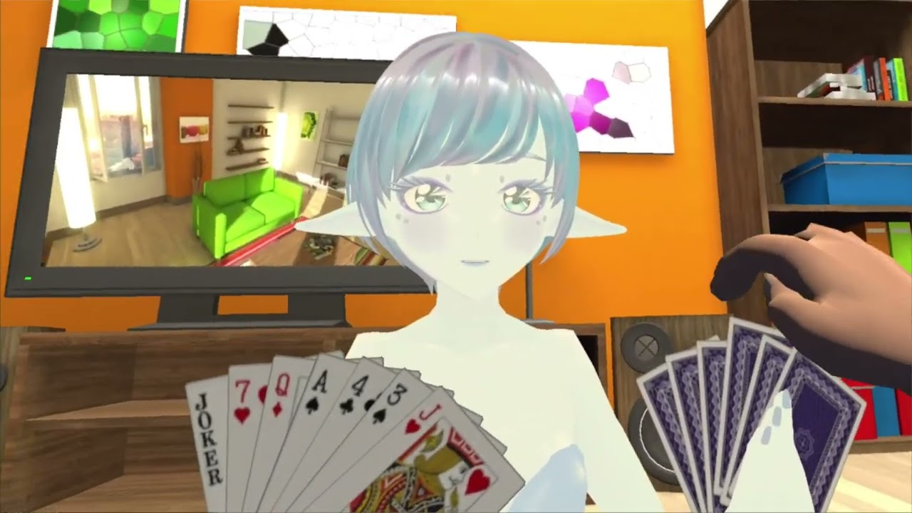 Tried playing 'OldMaidGirl&rsquo; with My VRoid model Nina(Test)